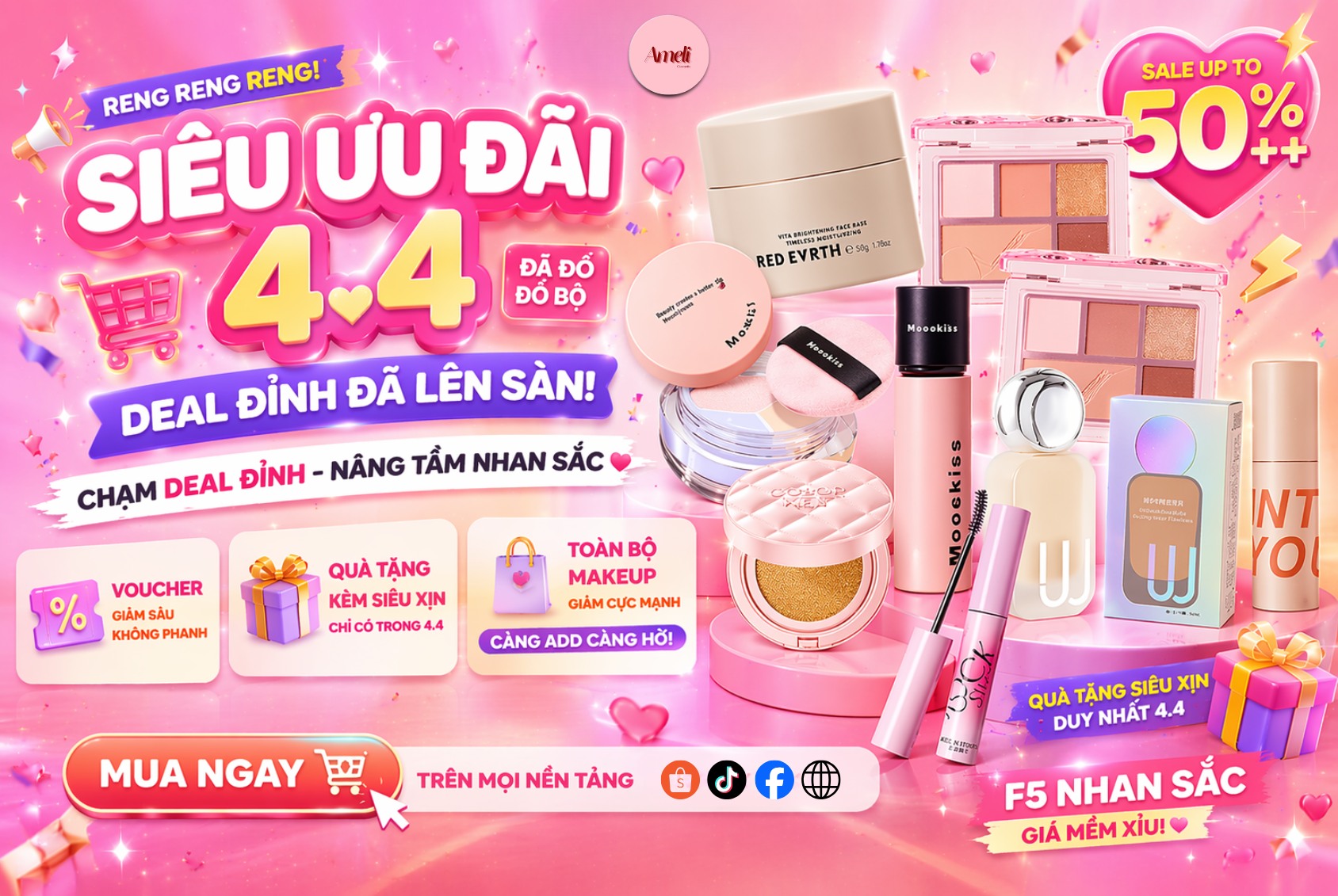 Mỹ phẩm nội địa Trung Ameli