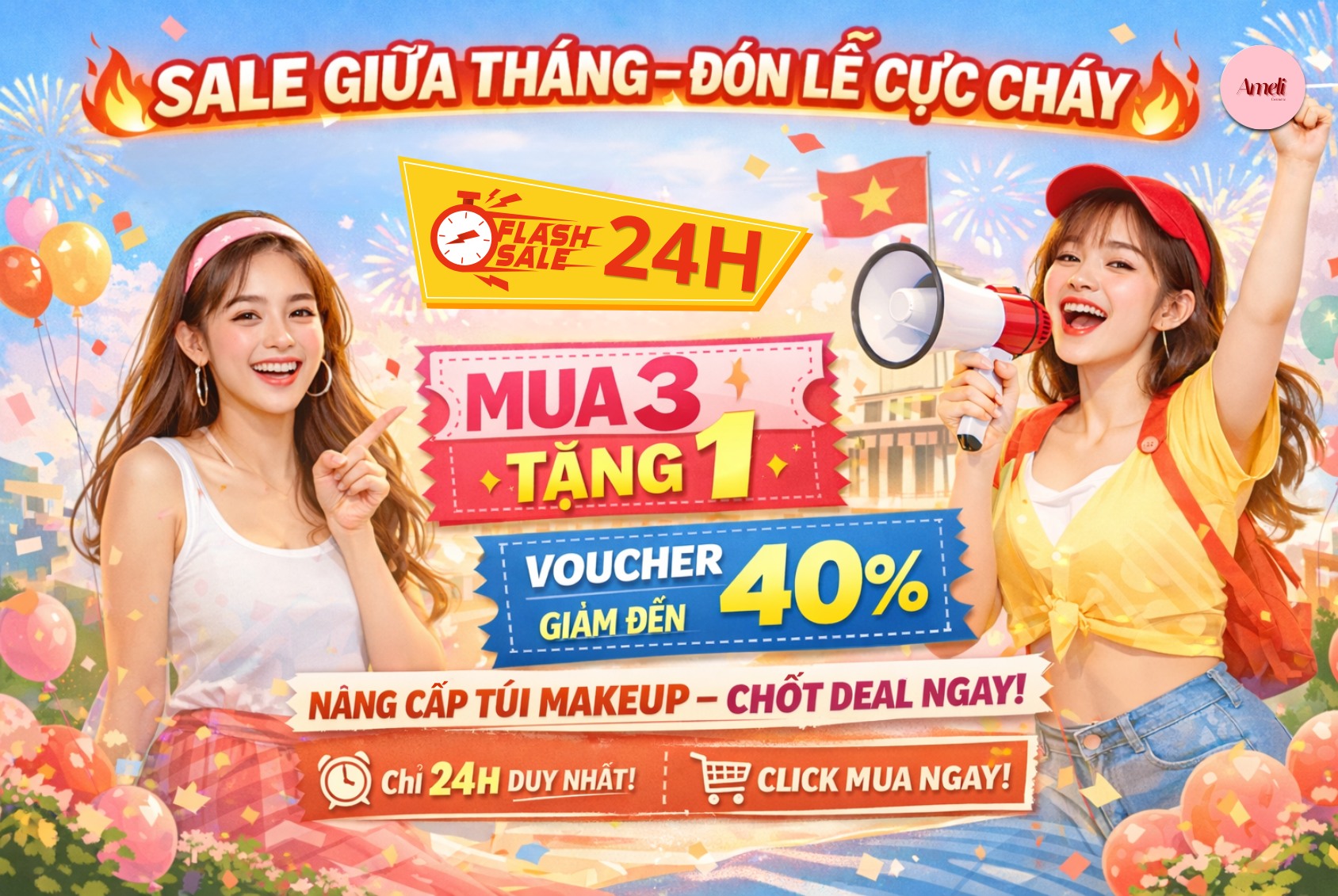 Mỹ phẩm nội địa Trung Ameli